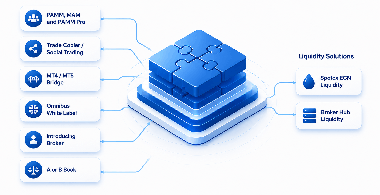 Modules and Liquidity Solutions